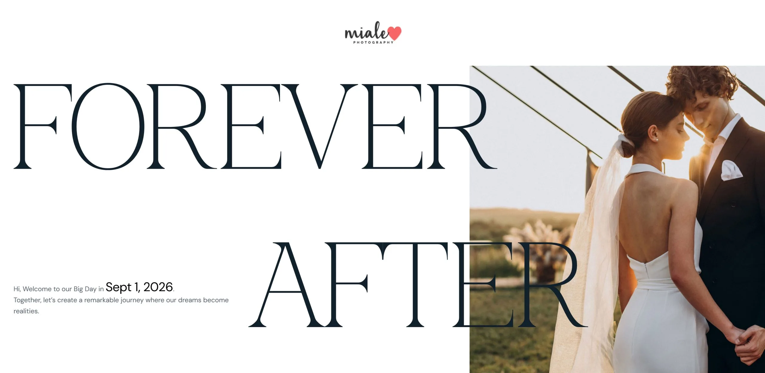 A Modern Wedding RSVP Website for Your Big Day - Regina Photographer - Miale Photography